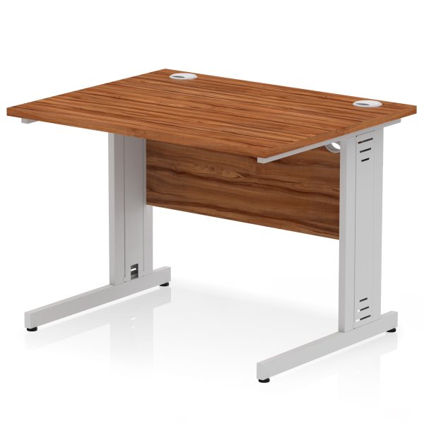 Pulse 1000mm Straight Desk Cable Managed Leg - Image 9