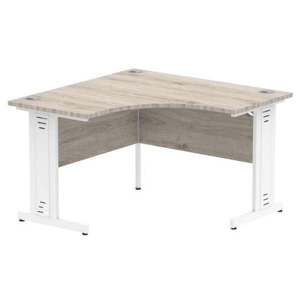 Pulse 1200mm Cable Managed Leg Corner Desk - Image 6