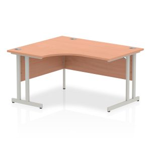Pulse 1400mm Left Crescent Desk Cantilever Leg