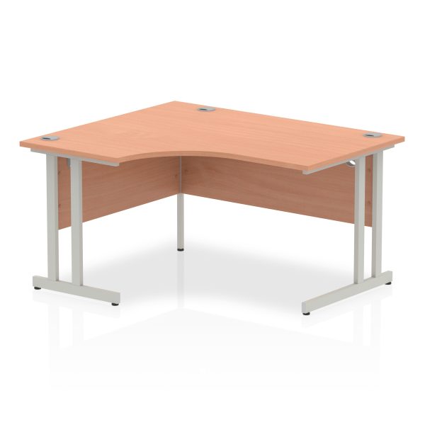 Pulse 1400mm Left Crescent Desk Cantilever Leg