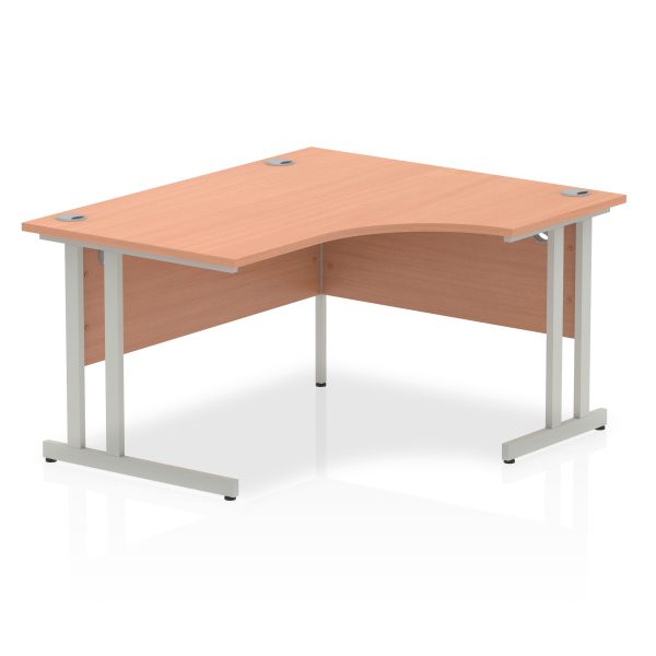 Pulse 1400mm Right Crescent Desk Cantilever Leg