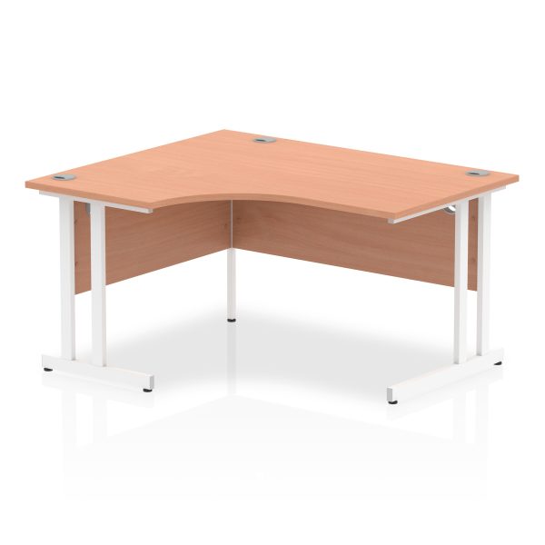 Pulse 1400mm Left Crescent Desk Cantilever Leg - Image 2