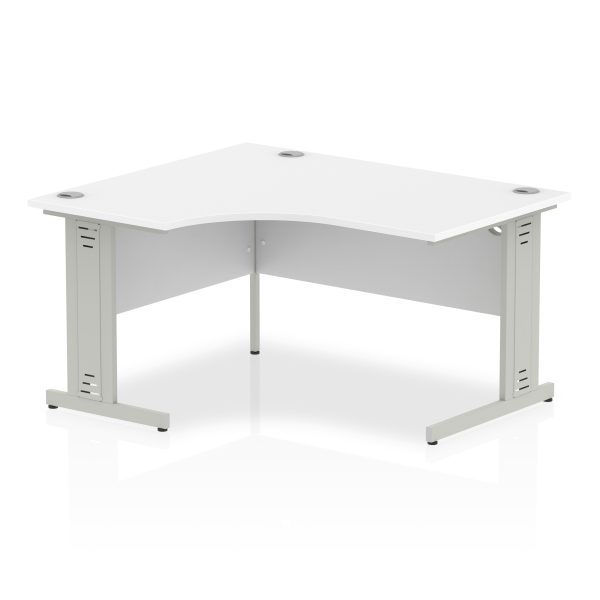 Pulse 1400mm Left Crescent Desk Cable Managed Leg - Image 17