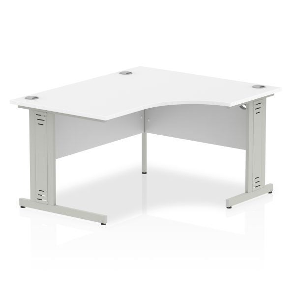 Pulse 1400mm Right Crescent Desk Cable Managed Leg - Image 16