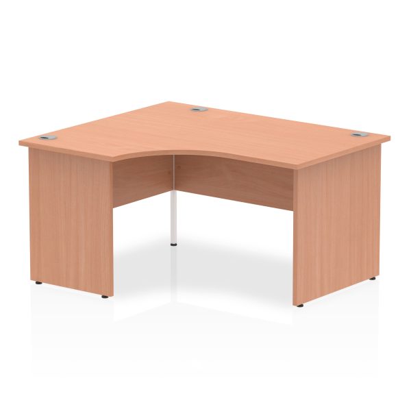 Pulse 1400mm Left Crescent Desk Panel End Leg