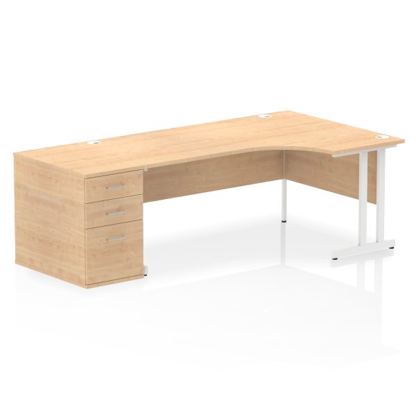 Pulse 1800mm Cantilever Right Crescent Desk Workstation - Image 18