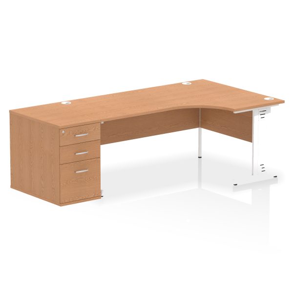 Pulse 1800mm Cable Managed Right Crescent Desk Workstation - Image 24