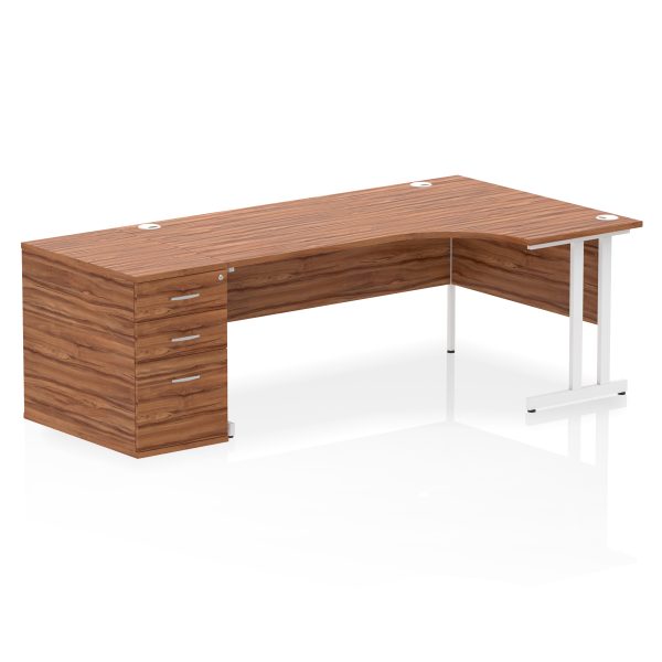 Pulse 1800mm Cantilever Right Crescent Desk Workstation - Image 30