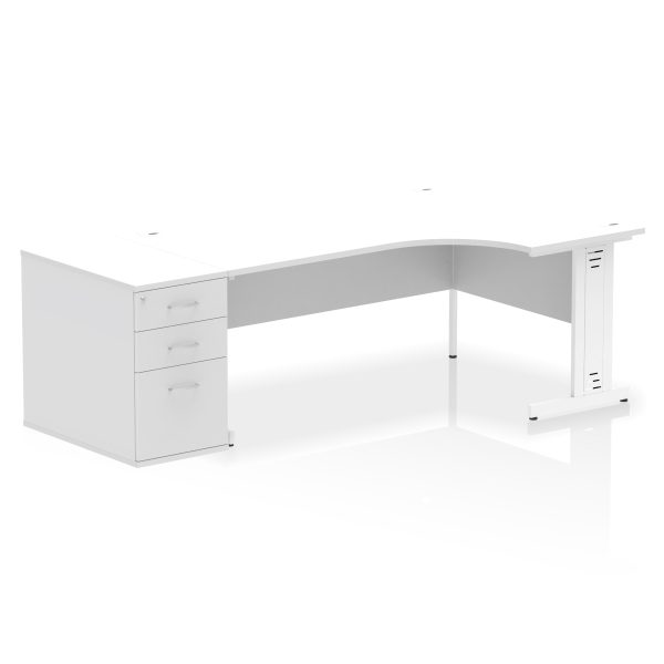 Pulse 1800mm Cable Managed Right Crescent Desk Workstation - Image 36
