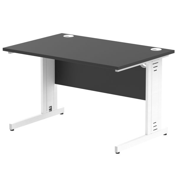 Pulse 1200mm Straight Desk Cable Managed Leg - Image 14