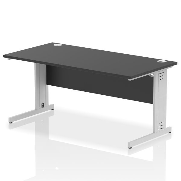 Pulse 1600mm Straight Desk Cable Managed Leg - Image 13