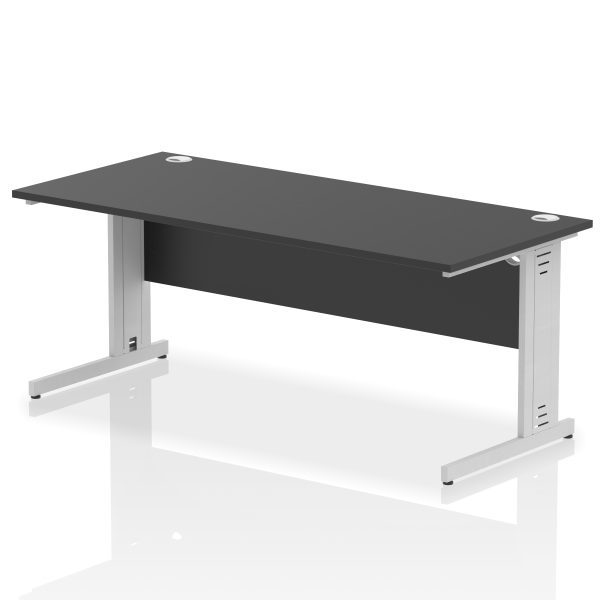 Pulse 1800mm Straight Desk Cable Managed Leg - Image 13