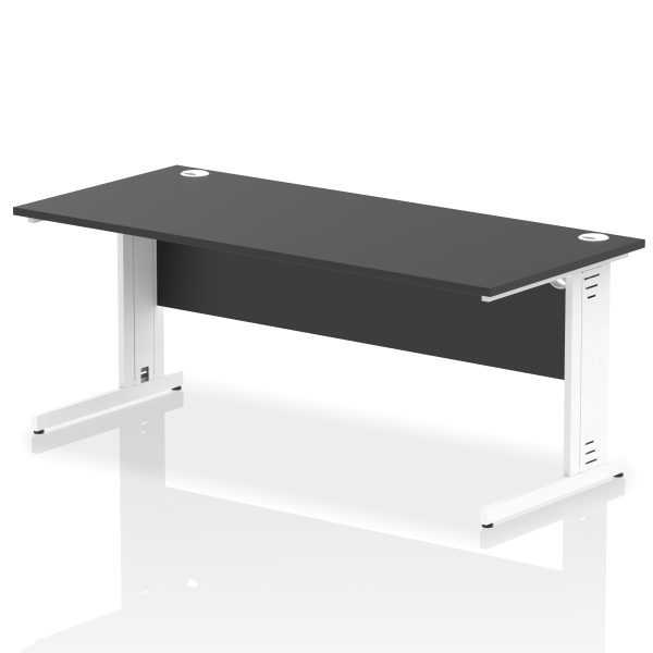 Pulse 1800mm Straight Desk Cable Managed Leg - Image 14