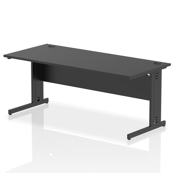 Pulse 1800mm Straight Desk Cable Managed Leg - Image 15