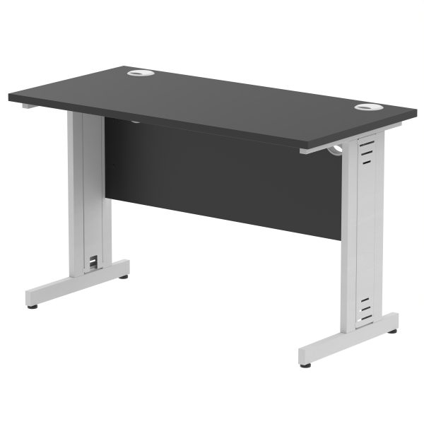 Pulse 1200mm Slimline Desk Cable Managed Leg - Image 13