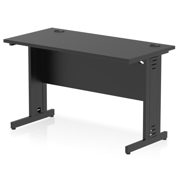 Pulse 1200mm Slimline Desk Cable Managed Leg - Image 15