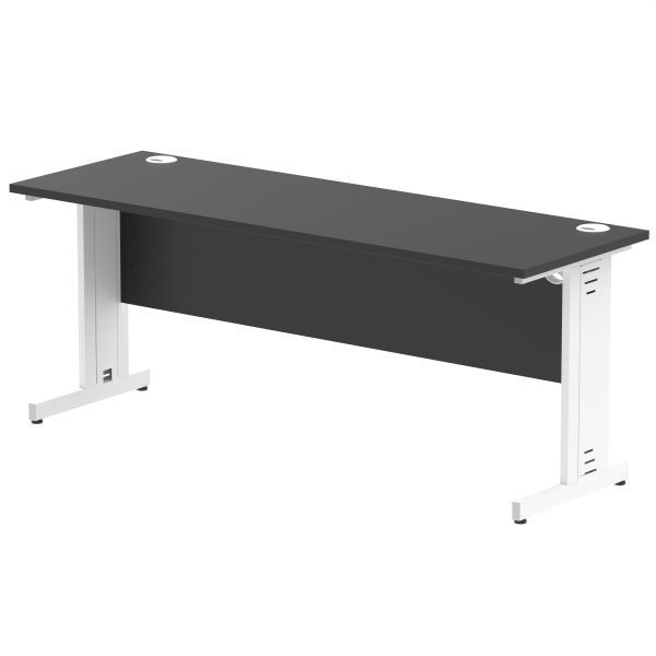Pulse 1800mm Slimline Desk Cable Managed Leg - Image 14