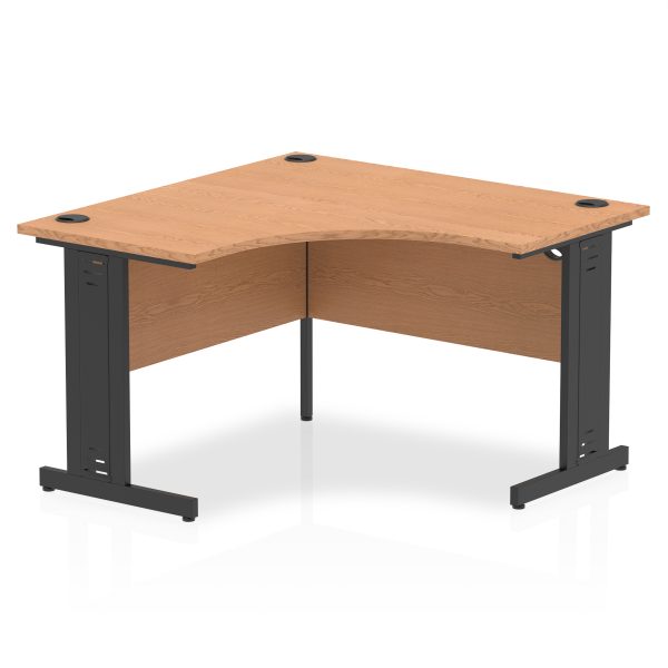 Pulse 1200mm Cable Managed Leg Corner Desk - Image 10