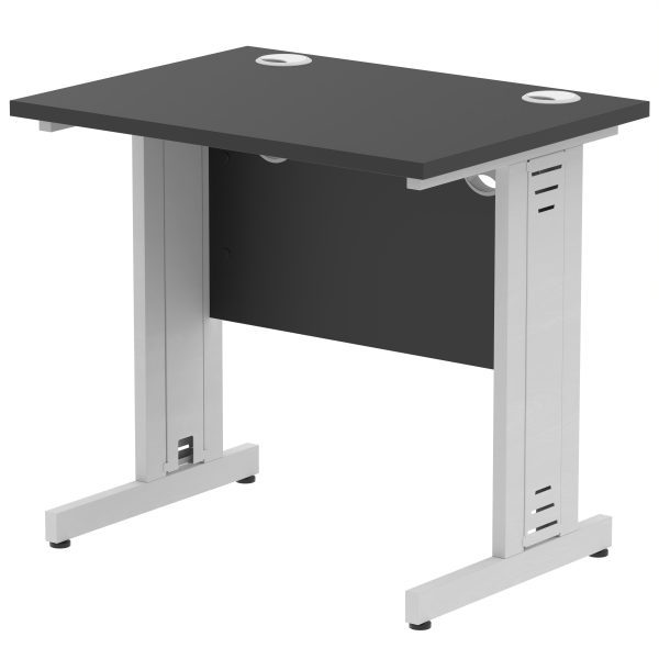 Pulse 800mm Slimline Desk Cable Managed Leg - Image 13