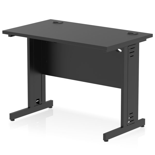 Pulse 1000mm Slimline Desk Cable Managed Leg - Image 16