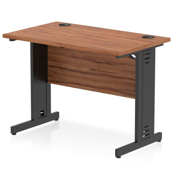 Pulse 1000mm Slimline Desk Cable Managed Leg - Image 20