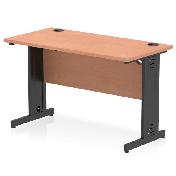 Pulse 1200mm Slimline Desk Cable Managed Leg - Image 16