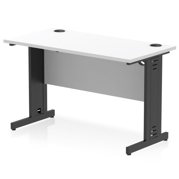 Pulse 1200mm Slimline Desk Cable Managed Leg - Image 21