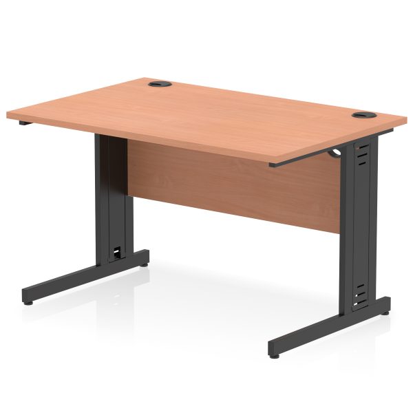 Pulse 1200mm Straight Desk Cable Managed Leg - Image 16