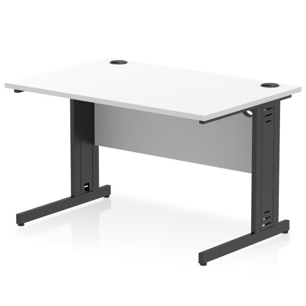 Pulse 1200mm Straight Desk Cable Managed Leg - Image 21