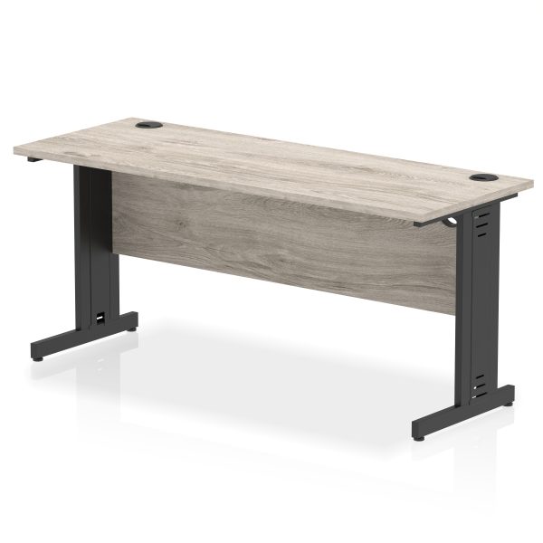 Pulse 1600mm Slimline Desk Cable Managed Leg - Image 17