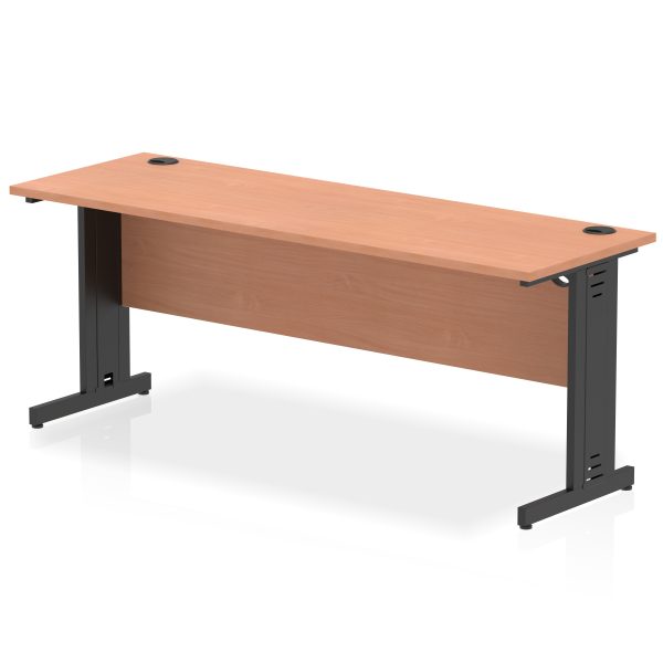 Pulse 1800mm Slimline Desk Cable Managed Leg - Image 16