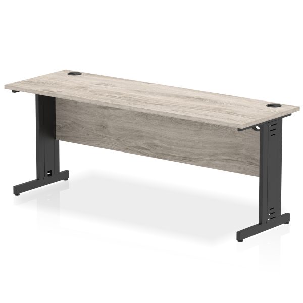 Pulse 1800mm Slimline Desk Cable Managed Leg - Image 17