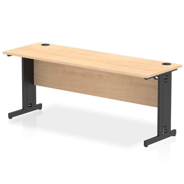 Pulse 1800mm Slimline Desk Cable Managed Leg - Image 18