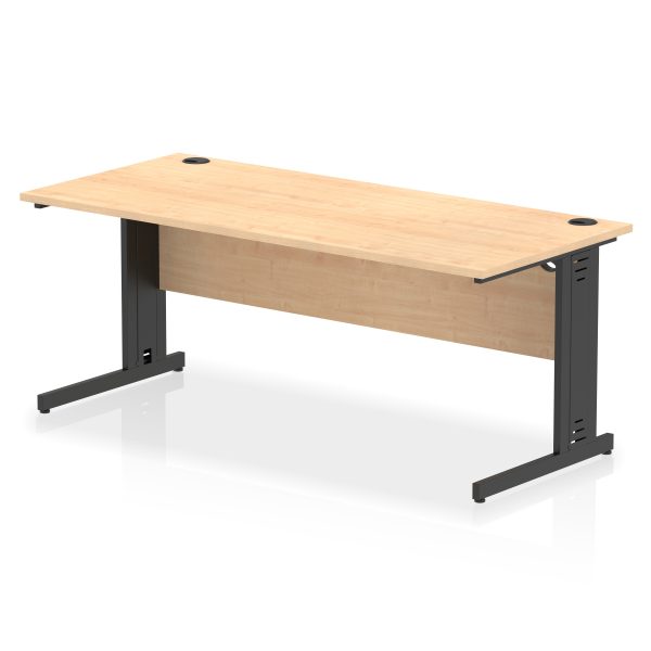 Pulse 1800mm Straight Desk Cable Managed Leg - Image 18