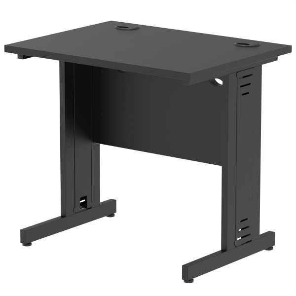 Pulse 800mm Slimline Desk Cable Managed Leg - Image 16