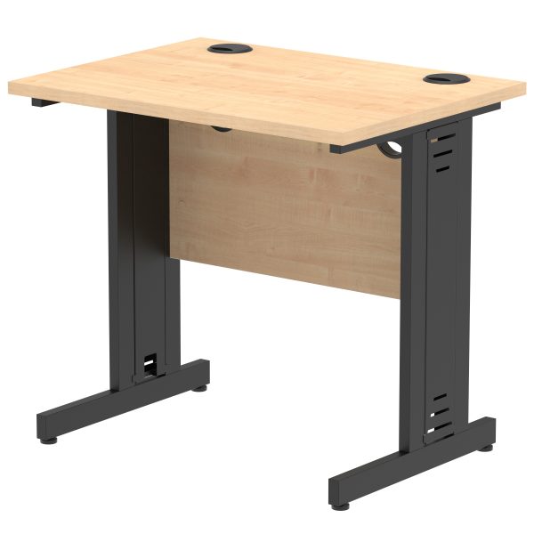 Pulse 800mm Slimline Desk Cable Managed Leg - Image 18