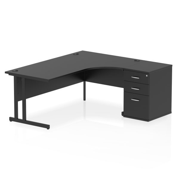 Pulse 1800mm Cantilever Right Crescent Desk Workstation - Image 37