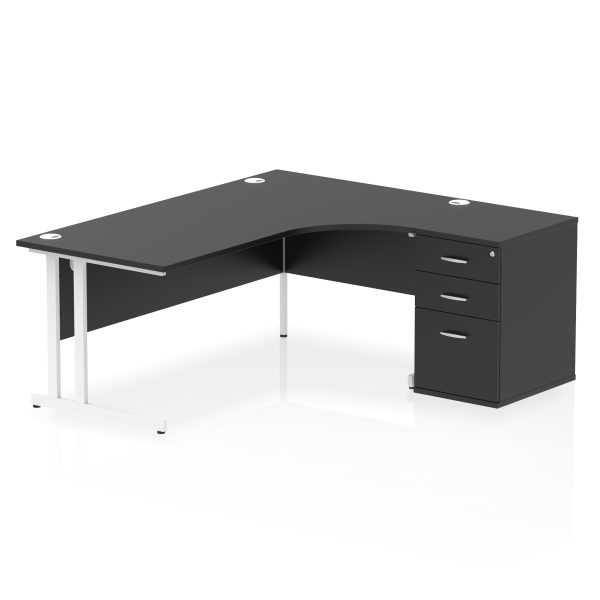Pulse 1800mm Cantilever Right Crescent Desk Workstation - Image 39
