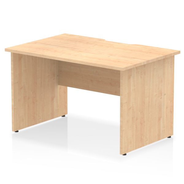 Pulse Scalloped Edge 1200mm Straight Desk Panel End Leg - Image 4