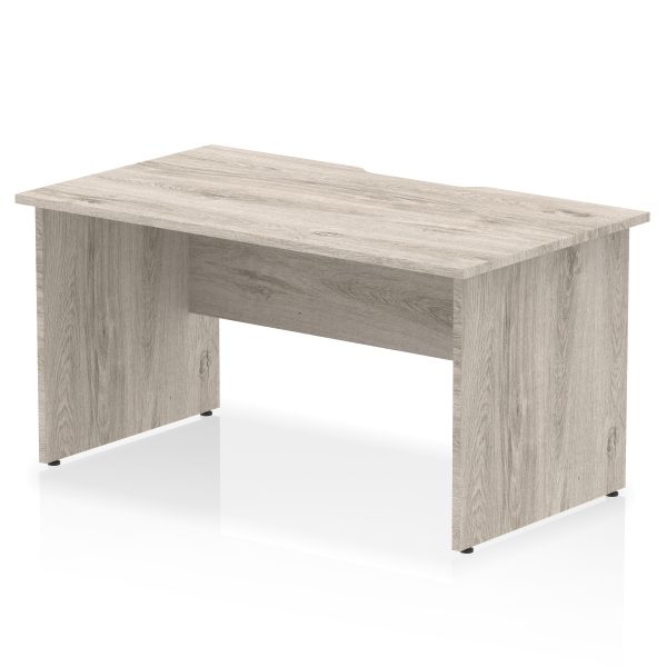 Pulse Scalloped Edge 1400mm Straight Desk Panel End Leg - Image 3