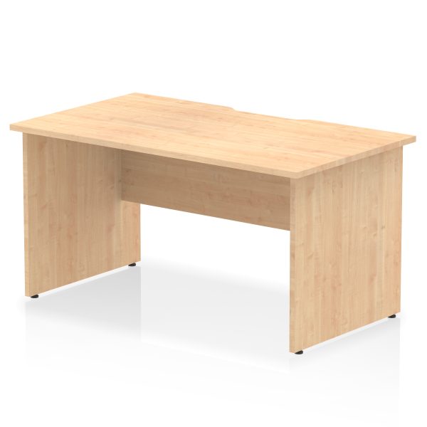 Pulse Scalloped Edge 1400mm Straight Desk Panel End Leg - Image 4