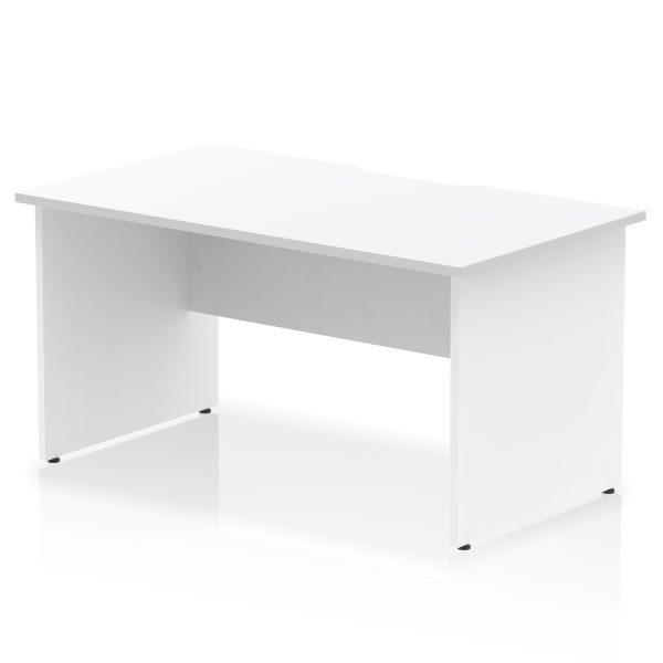Pulse Scalloped Edge 1400mm Straight Desk Panel End Leg - Image 7