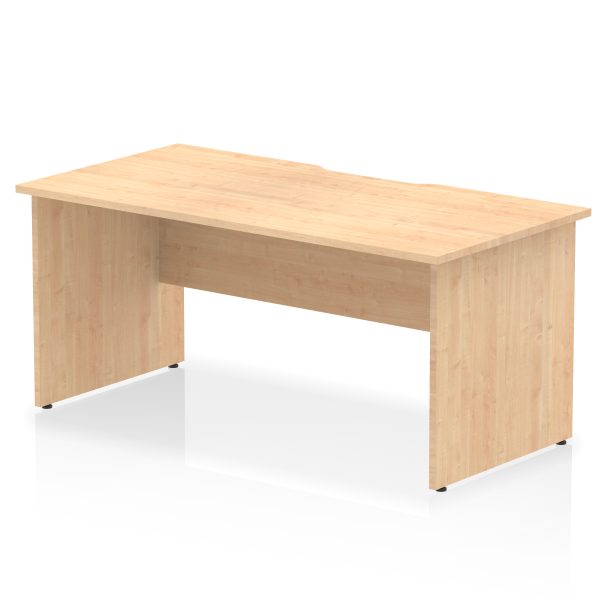 Pulse Scalloped Edge 1600mm Straight Desk Panel End Leg - Image 4