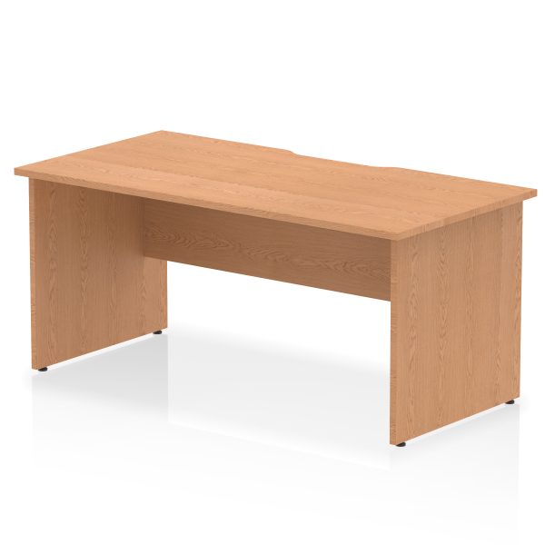 Pulse Scalloped Edge 1600mm Straight Desk Panel End Leg - Image 5