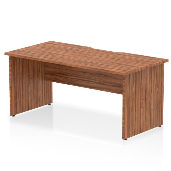 Pulse Scalloped Edge 1600mm Straight Desk Panel End Leg - Image 6
