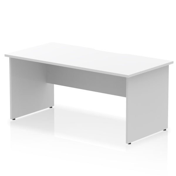 Pulse Scalloped Edge 1600mm Straight Desk Panel End Leg - Image 7