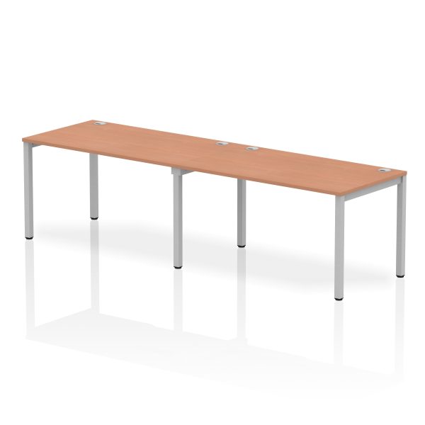 Pulse Single Row Bench Desk - 2 Person - Image 13