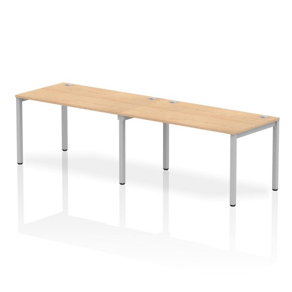 Pulse Single Row Bench Desk - 2 Person - Image 17
