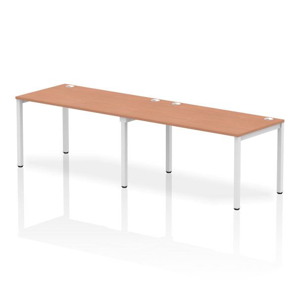 Pulse Single Row Bench Desk - 2 Person - Image 14