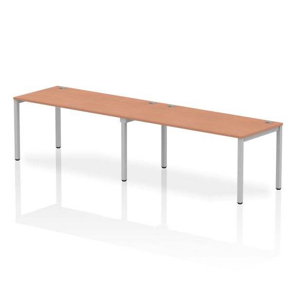 Pulse Single Row Bench Desk - 2 Person - Image 25